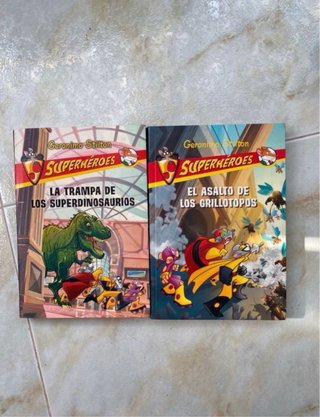 Libros Geronimo Stilton (Clásicos + Superhéroes)