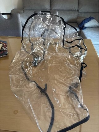 Plástico lluvia silleta Nurse nuevo
