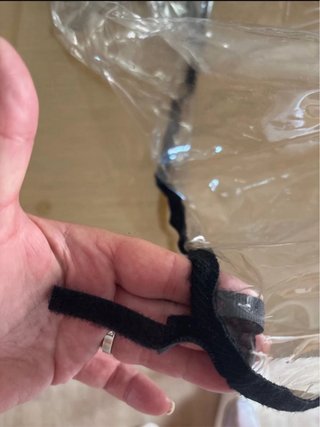 Plástico lluvia silleta Nurse nuevo
