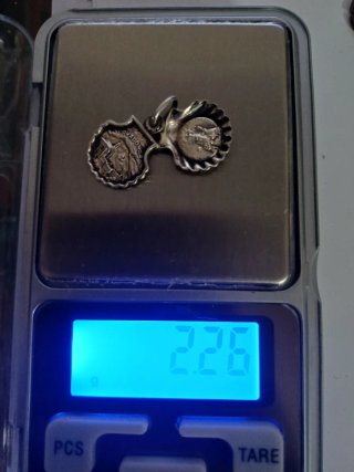 Preciosa Medalla de plata Devocional Covadonga