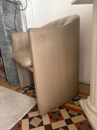 Sillón Vintage Beige Estilo Años 70/80