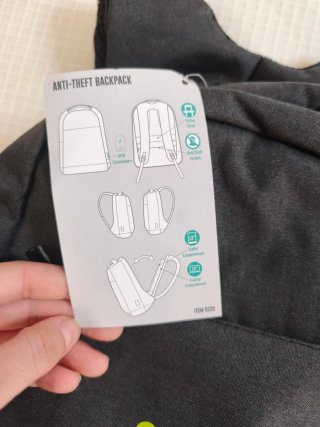 Mochila Antirrobo Portátil 15" Nueva con etiqueta
