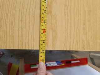 Mesa abatible de madera