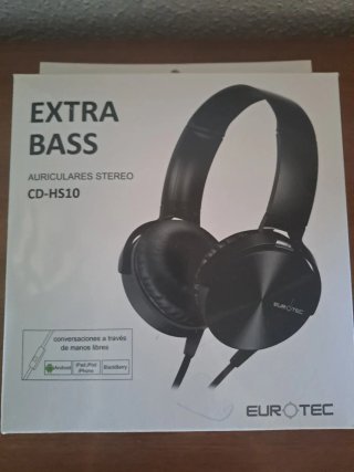 Cascos Eurotec CD-HS10 Extra Bass