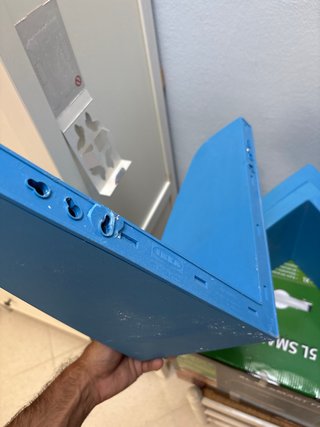 Estantería Ikea Mamut Azul Plástico