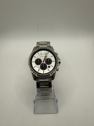 Reloj Armani Exchange Plata y Blanco