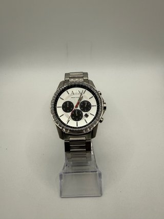 Reloj Armani Exchange Plata y Blanco