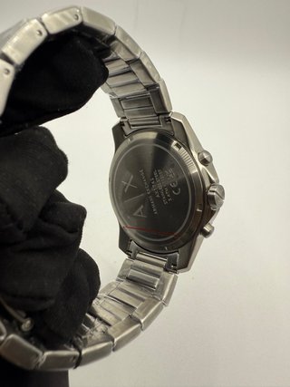 Reloj Armani Exchange Plata y Blanco