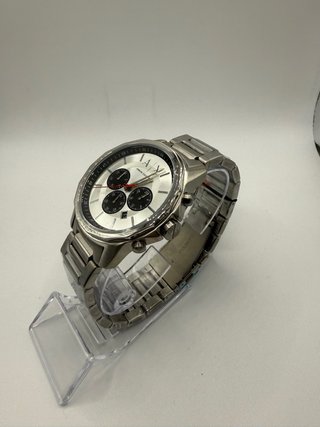 Reloj Armani Exchange Plata y Blanco
