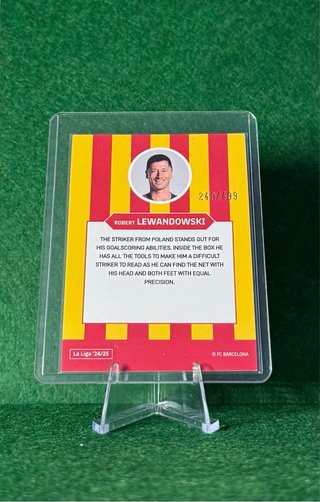 Robert Lewandowski numerado 240/499 FC.Barcelona