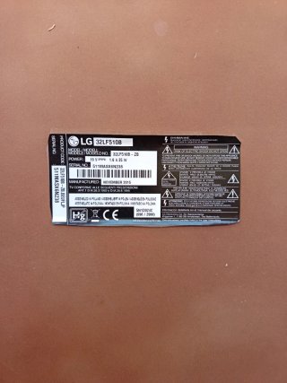 Placa Base TV LG 32LF5108