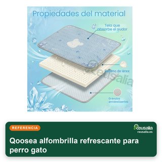 Qoosea alfombrilla refrescante para perro gato