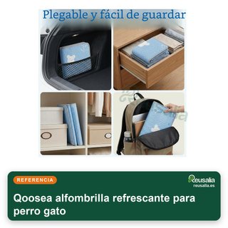 Qoosea alfombrilla refrescante para perro gato