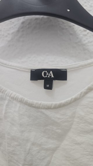 Camiseta C&A Blanca Talla L