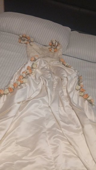 Vestido de Novia Vintage Flores