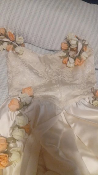 Vestido de Novia Vintage Flores