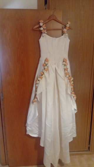 Vestido de Novia Vintage Flores