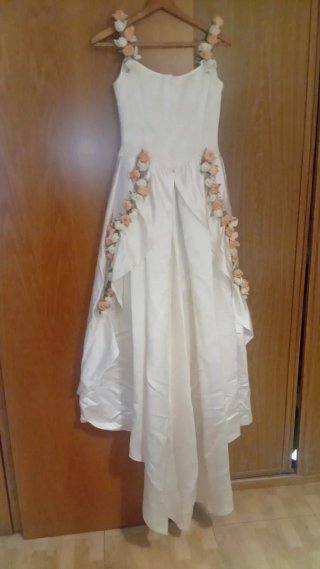Vestido de Novia Vintage Flores