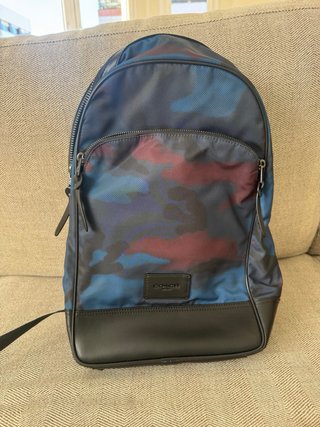 Mochila y cartera Coach camuflaje