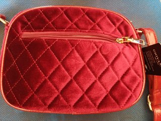 NUEVO! BOLSO TERCIOPELO GIOVANNA MILANO. Sin estre