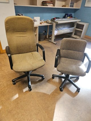 Sillas de oficina beige