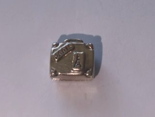 Charm Pandora Maleta Viaje Plata