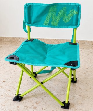 Silla Plegable Infantil Verde y Turquesa