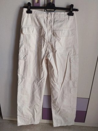 Pantalón cargo Alcott beige Talla L