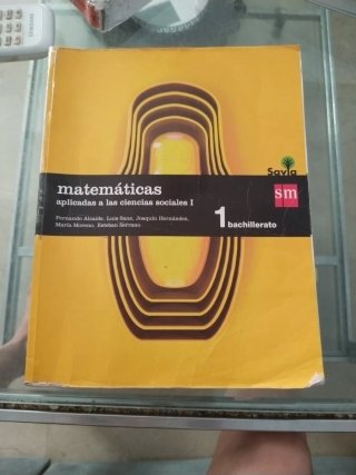 Libro de Matemáticas 1 de bachillerato