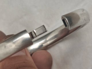 Brazalete vintage plata