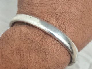 Brazalete vintage plata