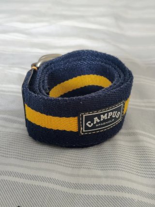 Cinturón Espagnolo "Campus" Azul y Amarillo
