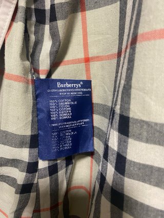 Gabardina Burberry Clásica Beige