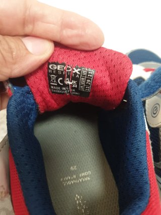 Geox Bamba Niño Marvel Azul Rojo