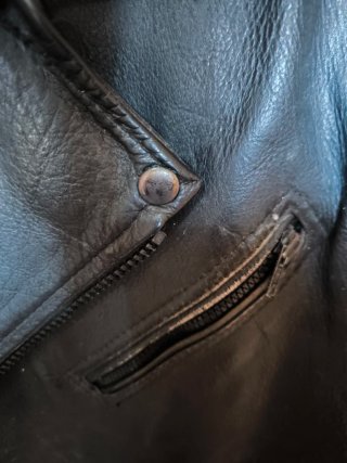 Giacche vintage in pelle stile motociclista