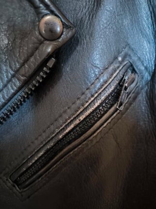 Giacche vintage in pelle stile motociclista