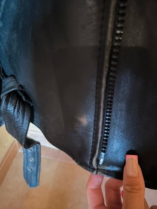 Giacche vintage in pelle stile motociclista