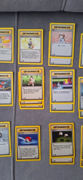 Cartas Entrenador Pokémon Primera Edición
