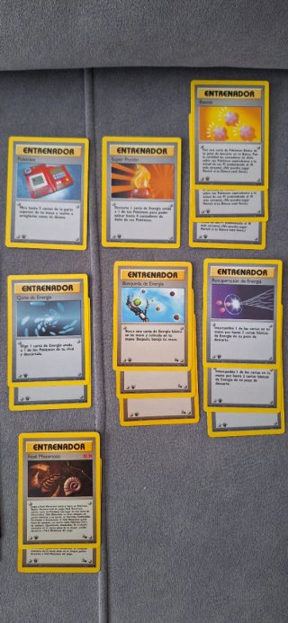 Cartas Entrenador Pokémon Primera Edición