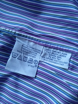 Camisa Ralph Lauren Rayas Talla M