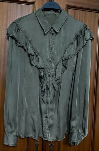 Lote 4 blusas/camisas mujer Talla L