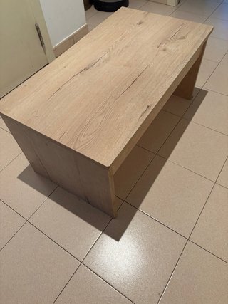 Mesa centro elevable madera