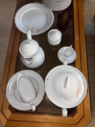 Vajilla de porcelana coleccionista