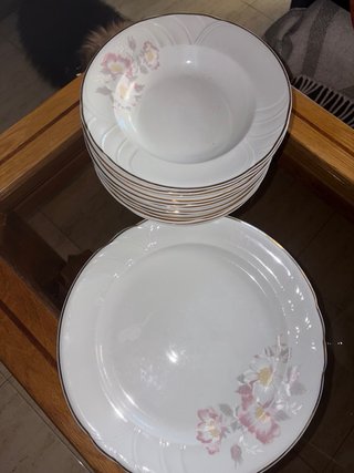 Vajilla de porcelana coleccionista