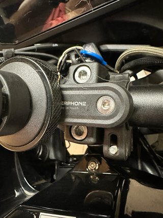 Supporto manubrio moto interphone  QUICKLOX