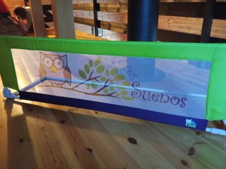 Barrera de Cama Infantil con Dibujo de Búho