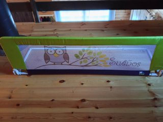 Barrera de Cama Infantil con Dibujo de Búho