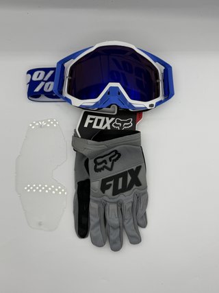 Gafas 100% y Guantes Fox Nuevos 1310