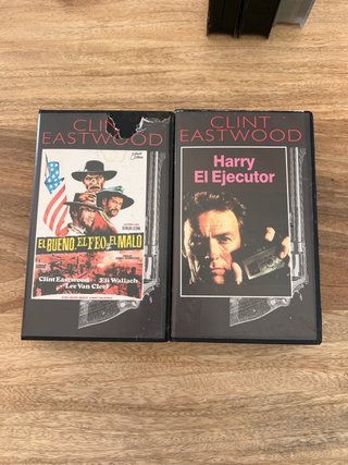9 Películas VHS Clint Eastwood