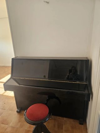 Piano Vertical Young Chang Negro